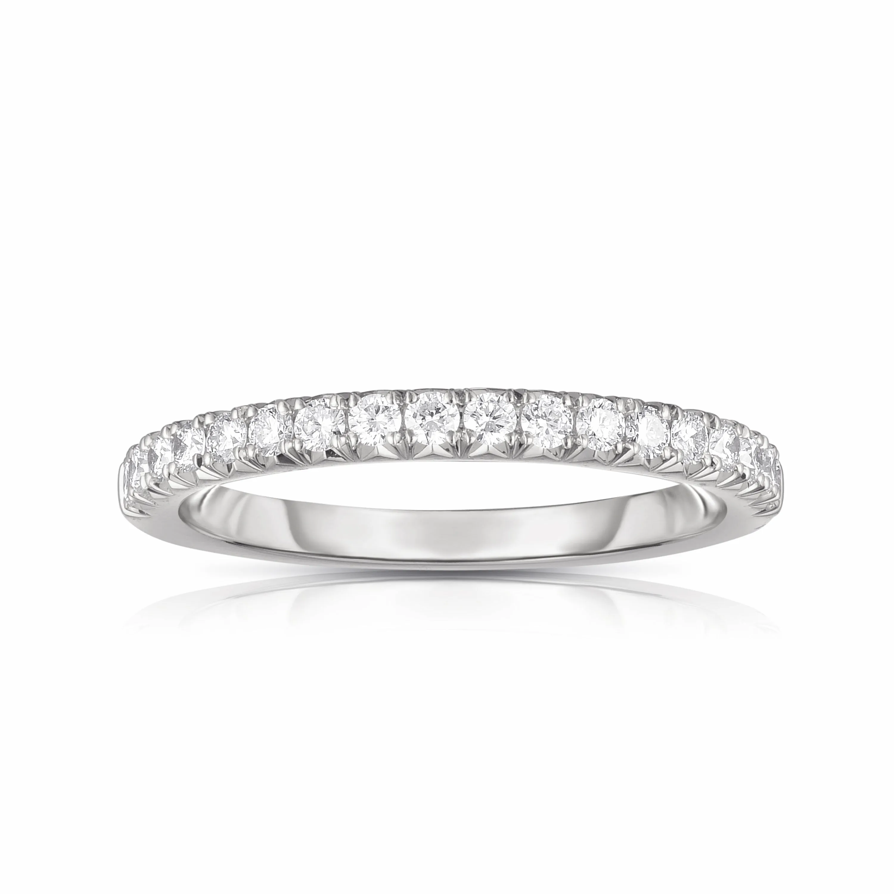 1/2 Way French Cut Diamond Band
