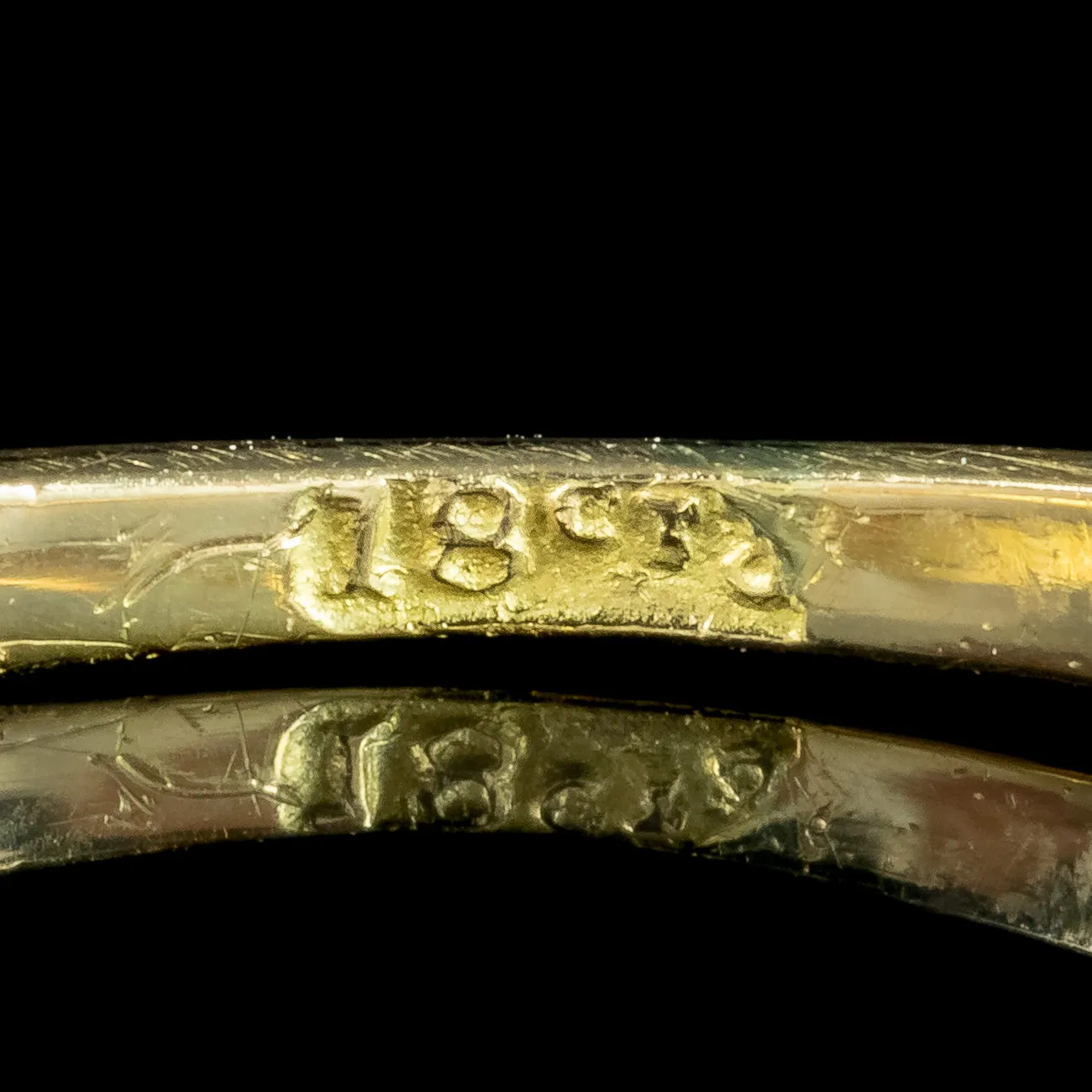 Antique Edwardian Diamond Toi Et Moi Twist Ring 0.50ct Total