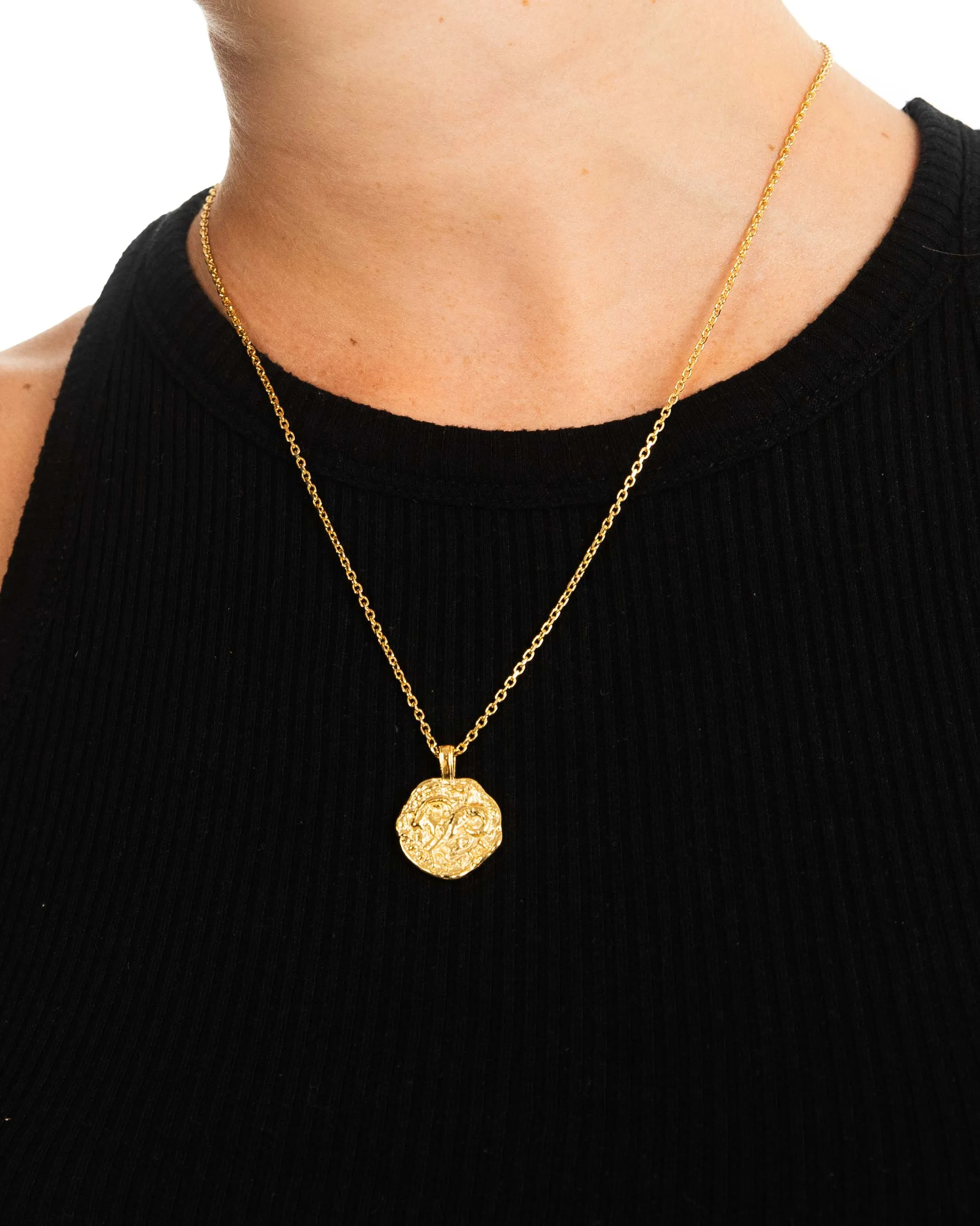 Aries Necklace Gold