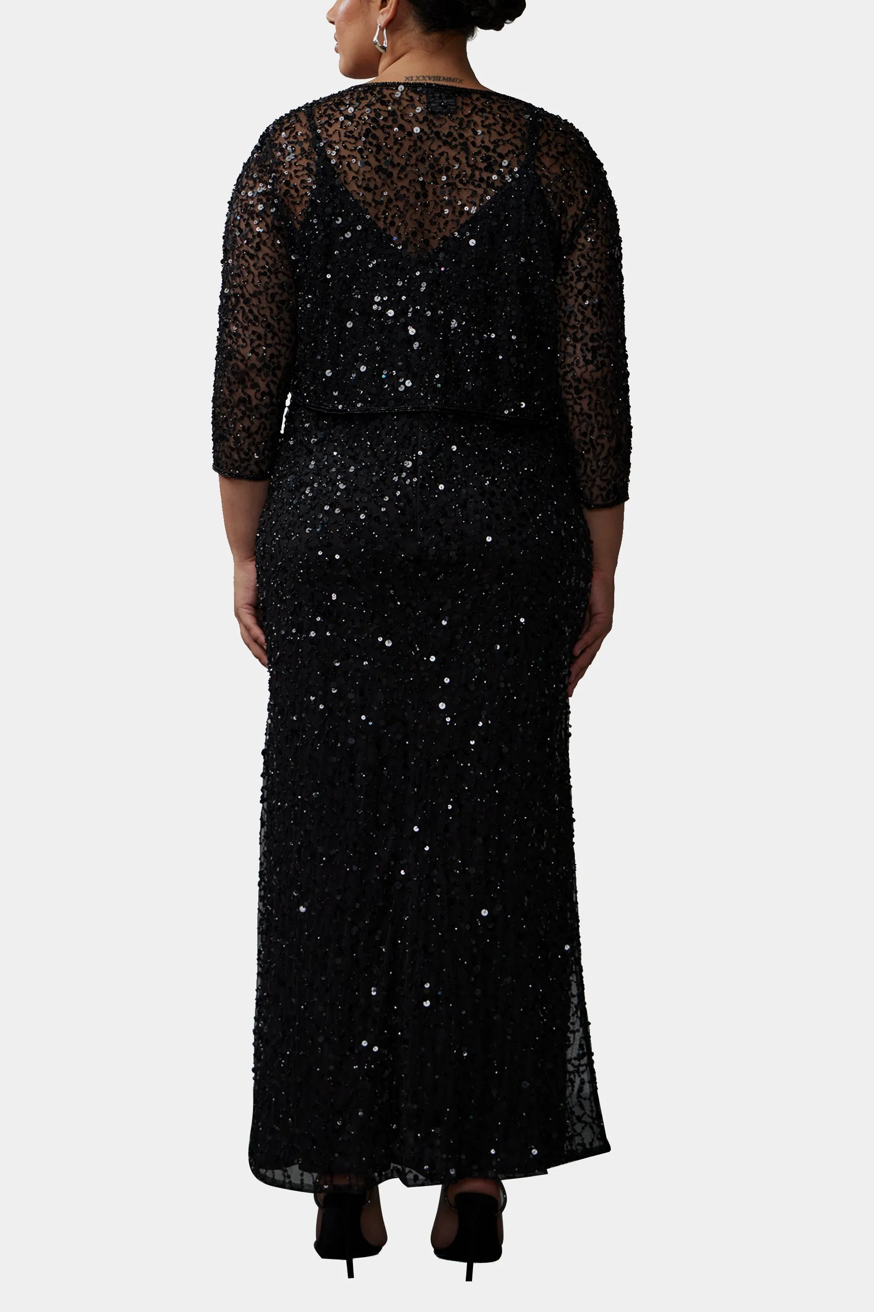 Beaded Jacket Dress