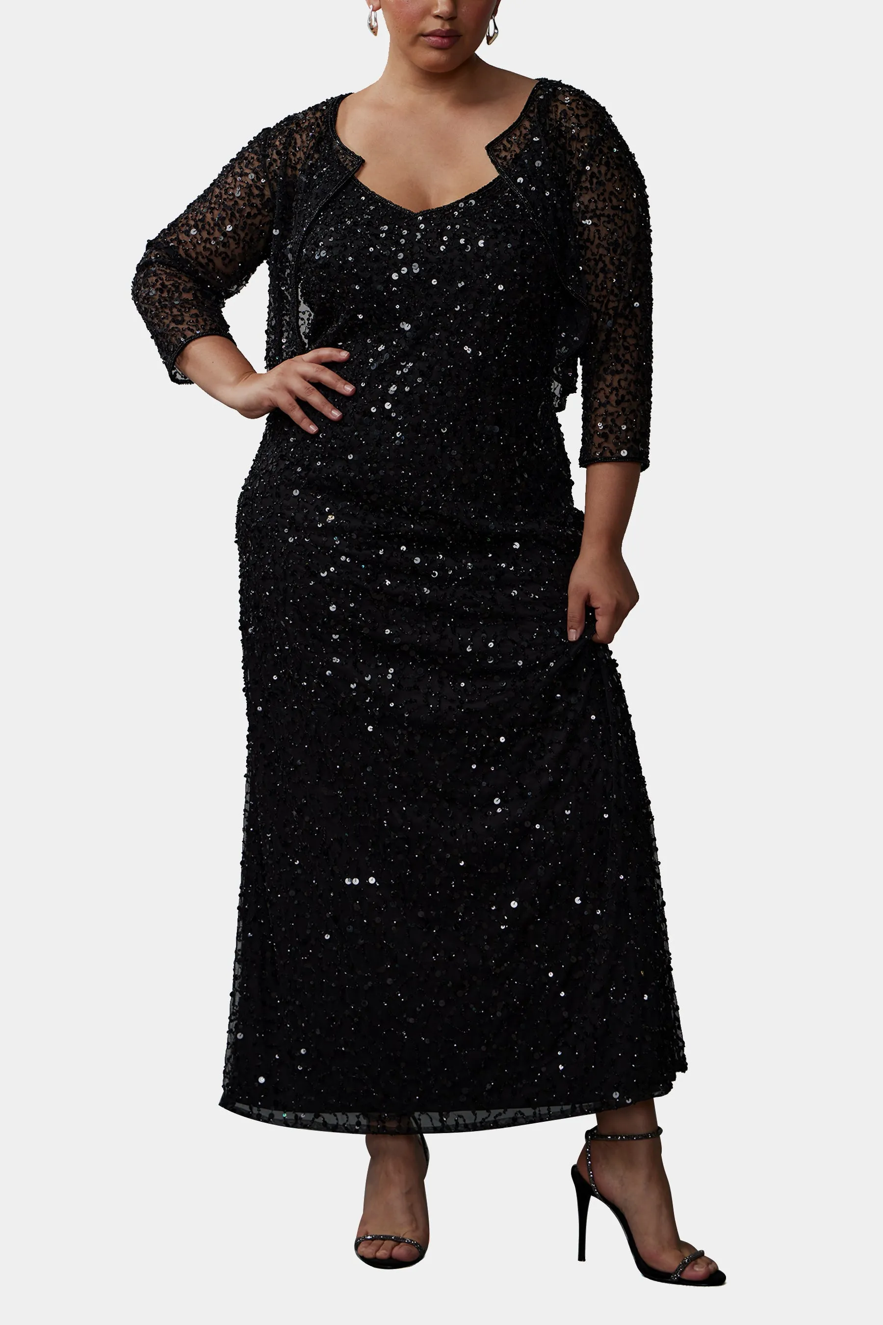 Beaded Jacket Dress