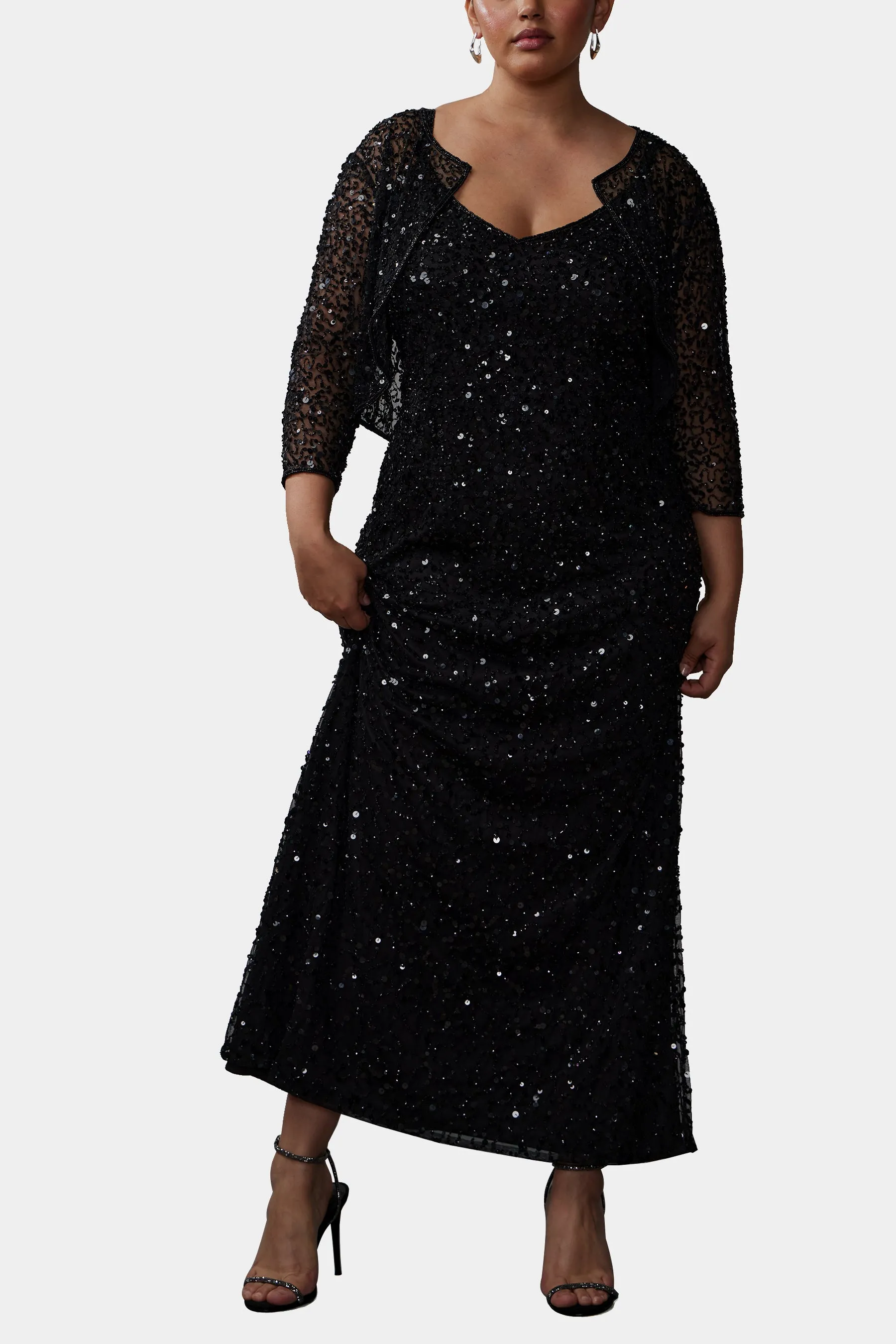 Beaded Jacket Dress