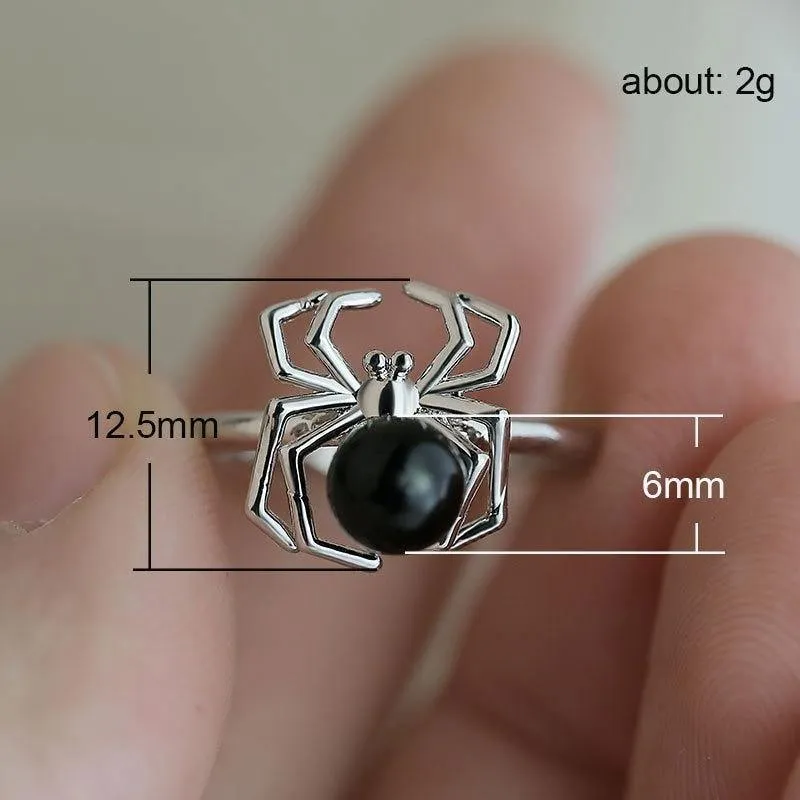 Black Spider Ring