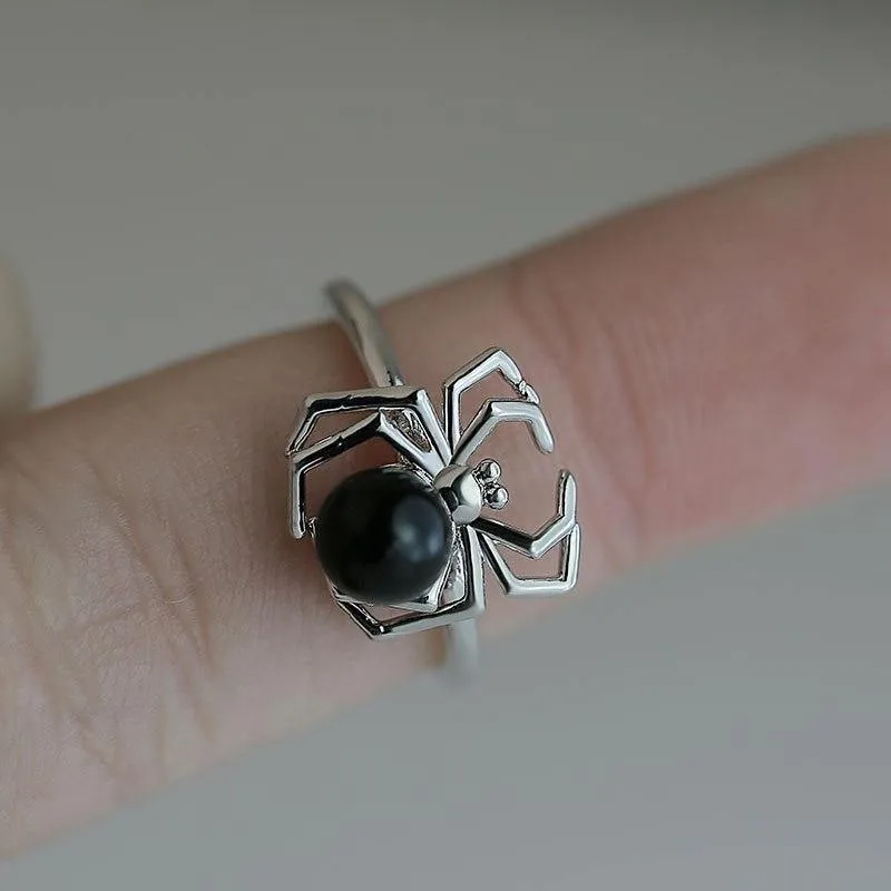Black Spider Ring