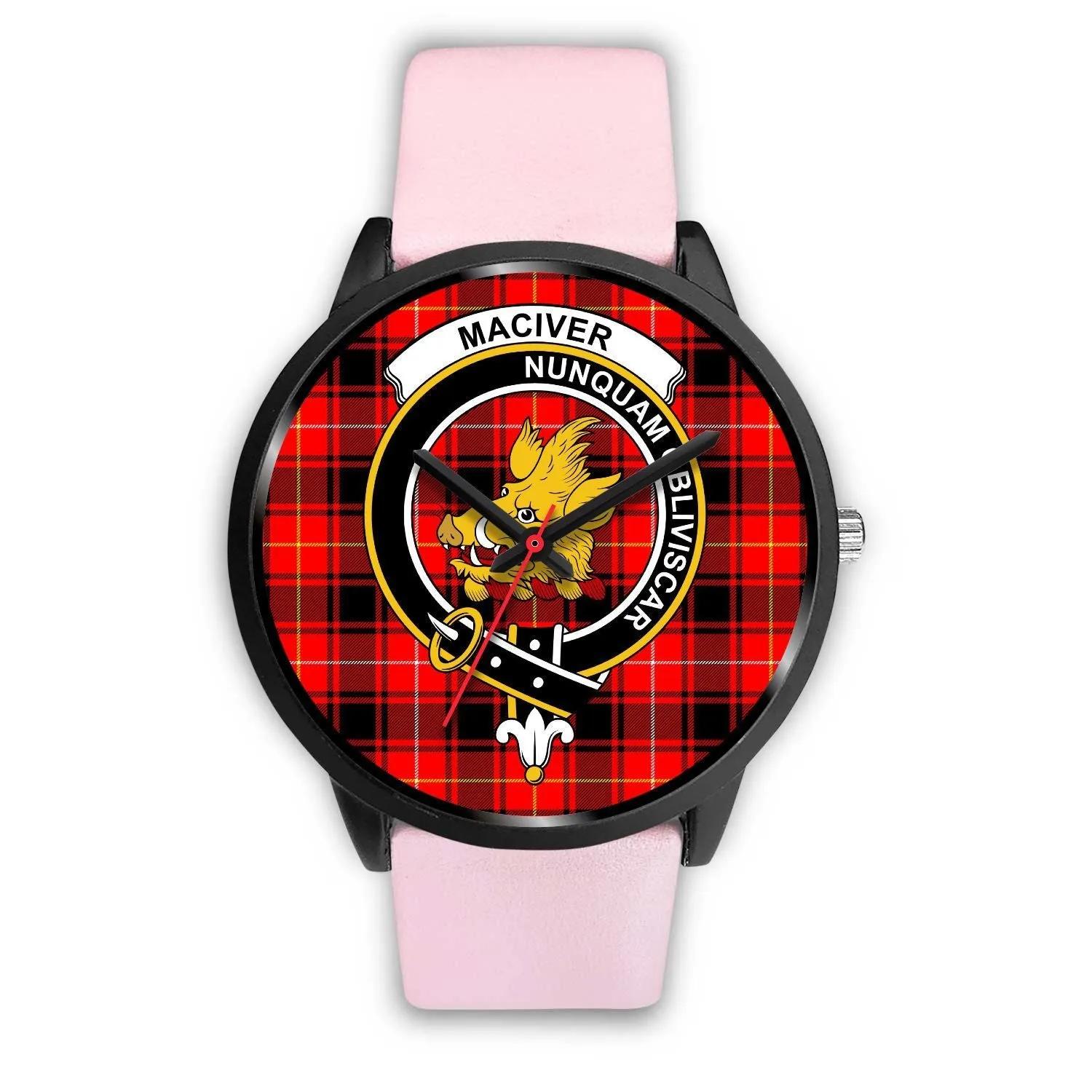 MacIver Clan Badge Tartan Black Watch
