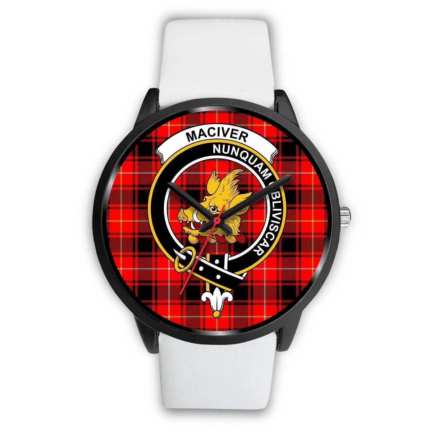 MacIver Clan Badge Tartan Black Watch