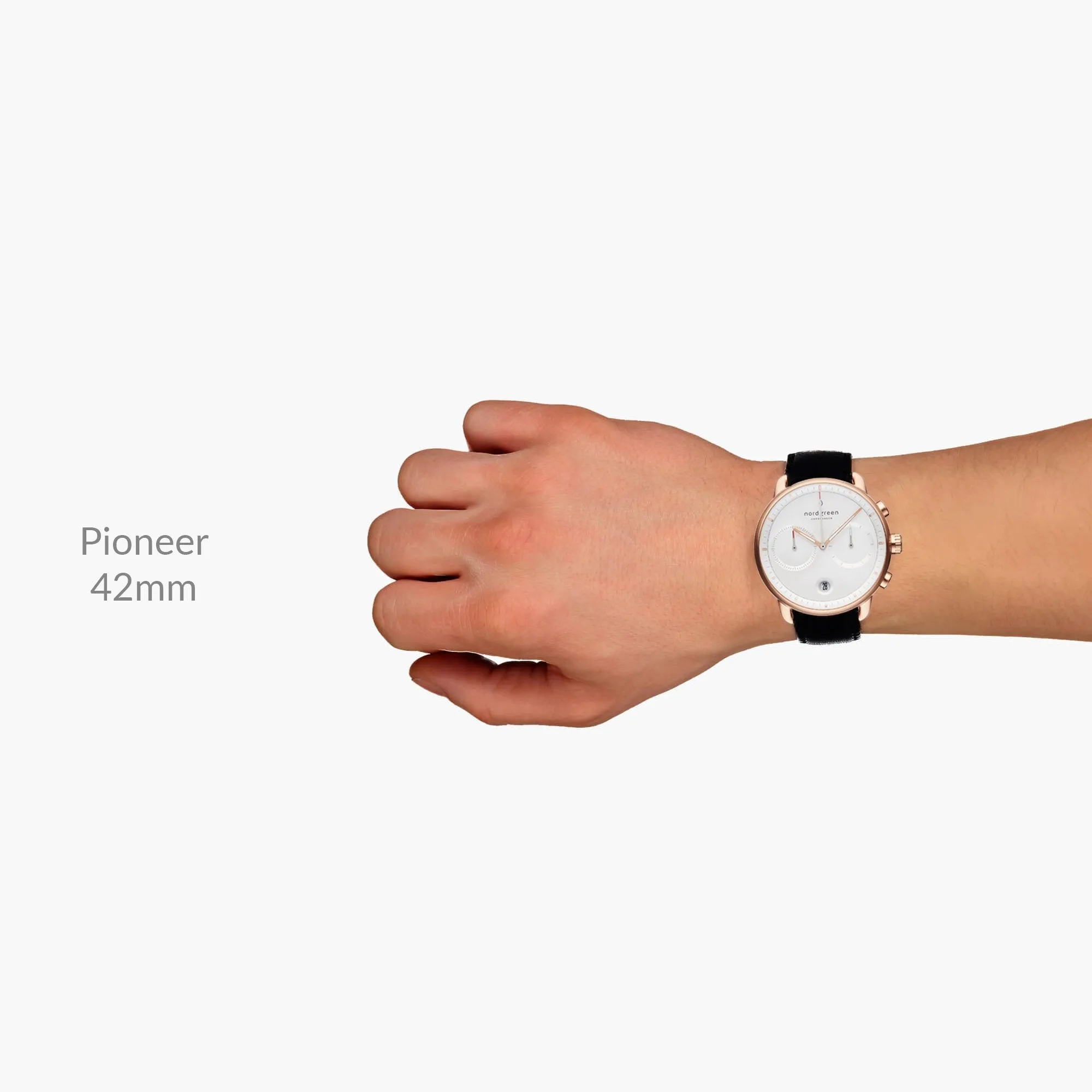 Native | White Dial - Black Rubber