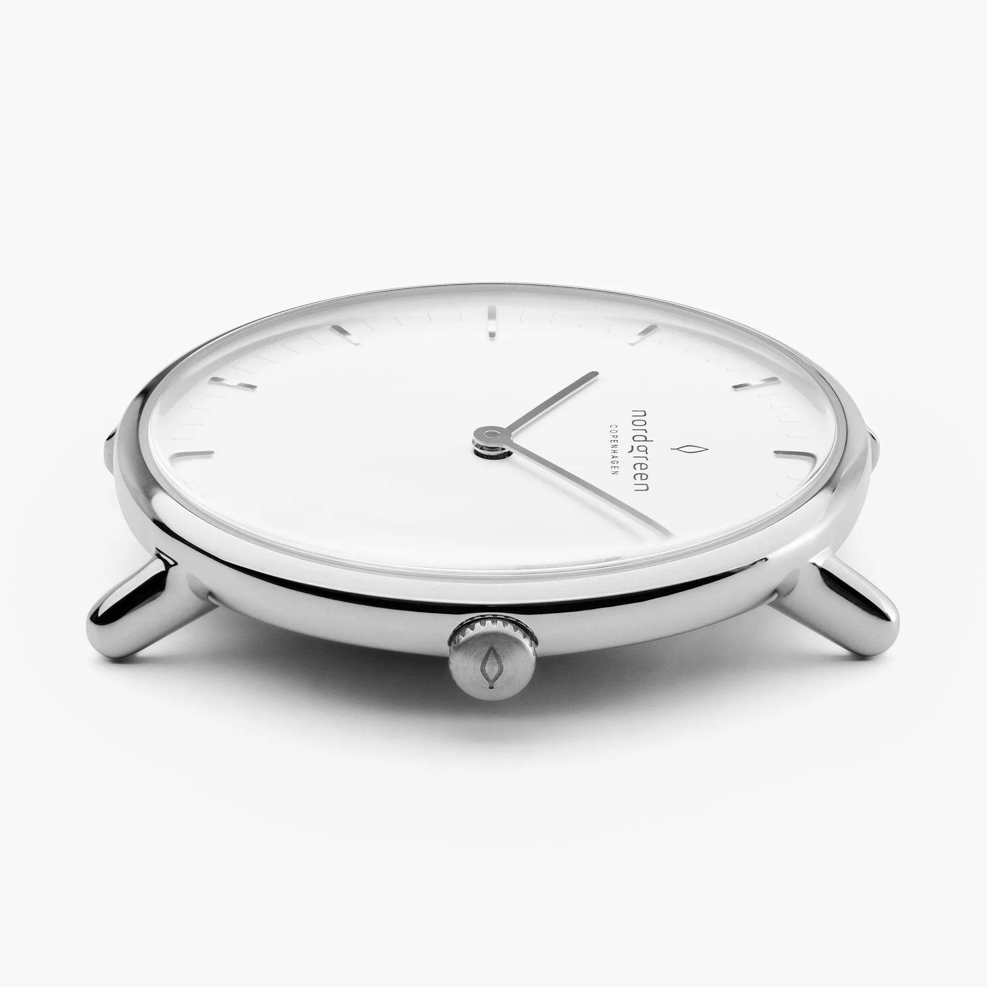 Native | White Dial - Black Rubber