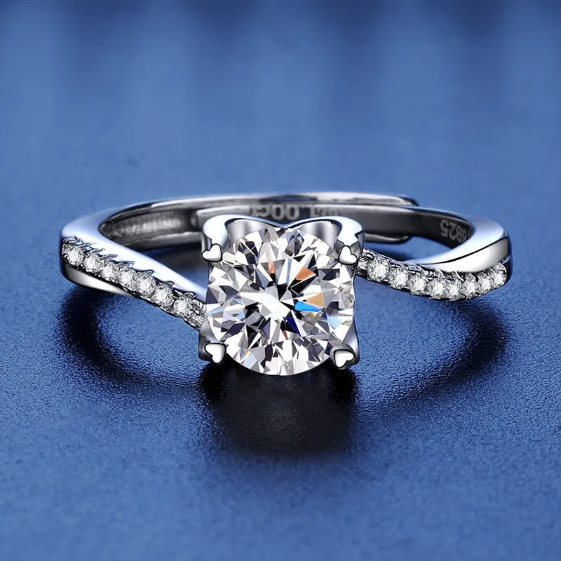 New Moissanite Cow Head Ring