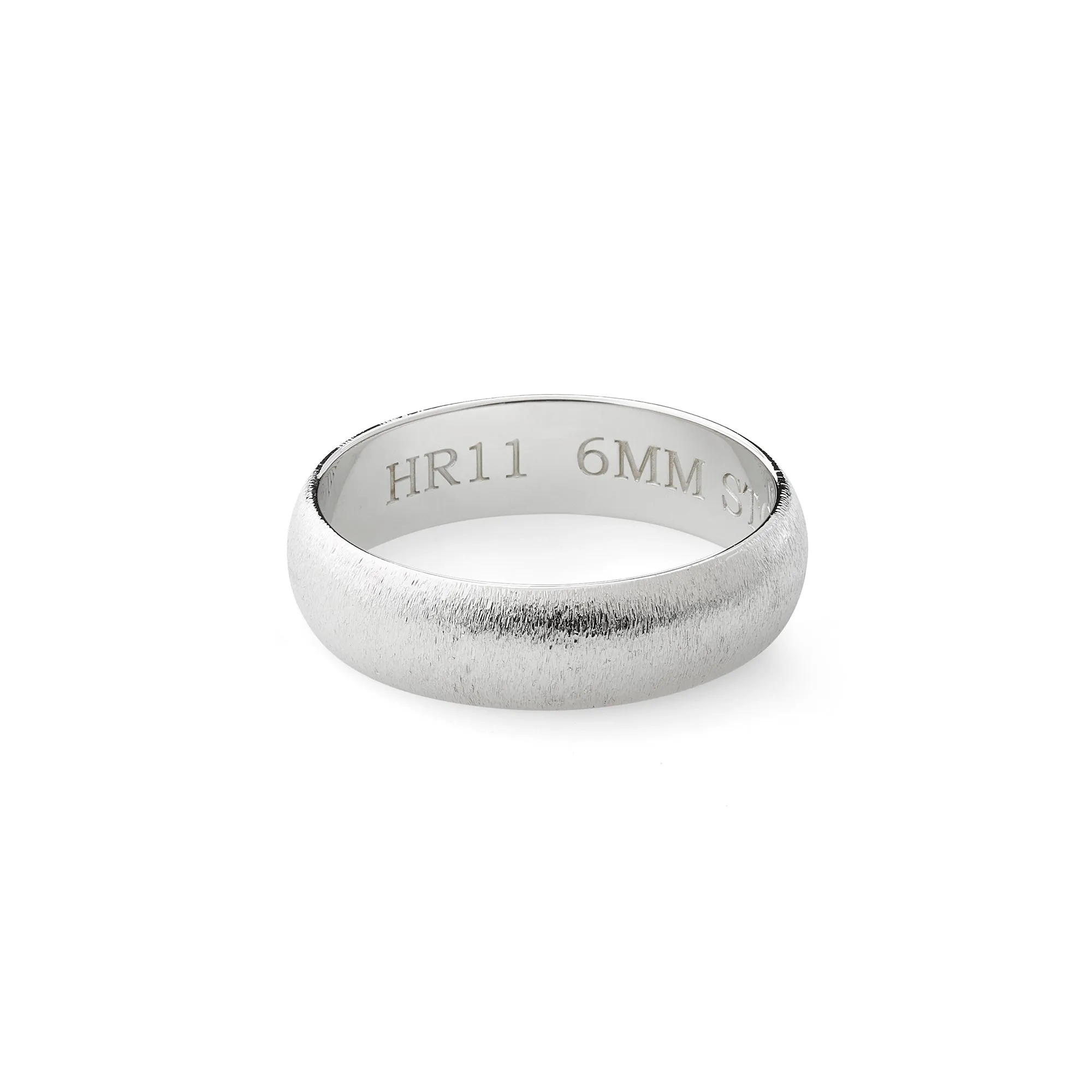 Platinum Gold HR11STONE Wedding Band