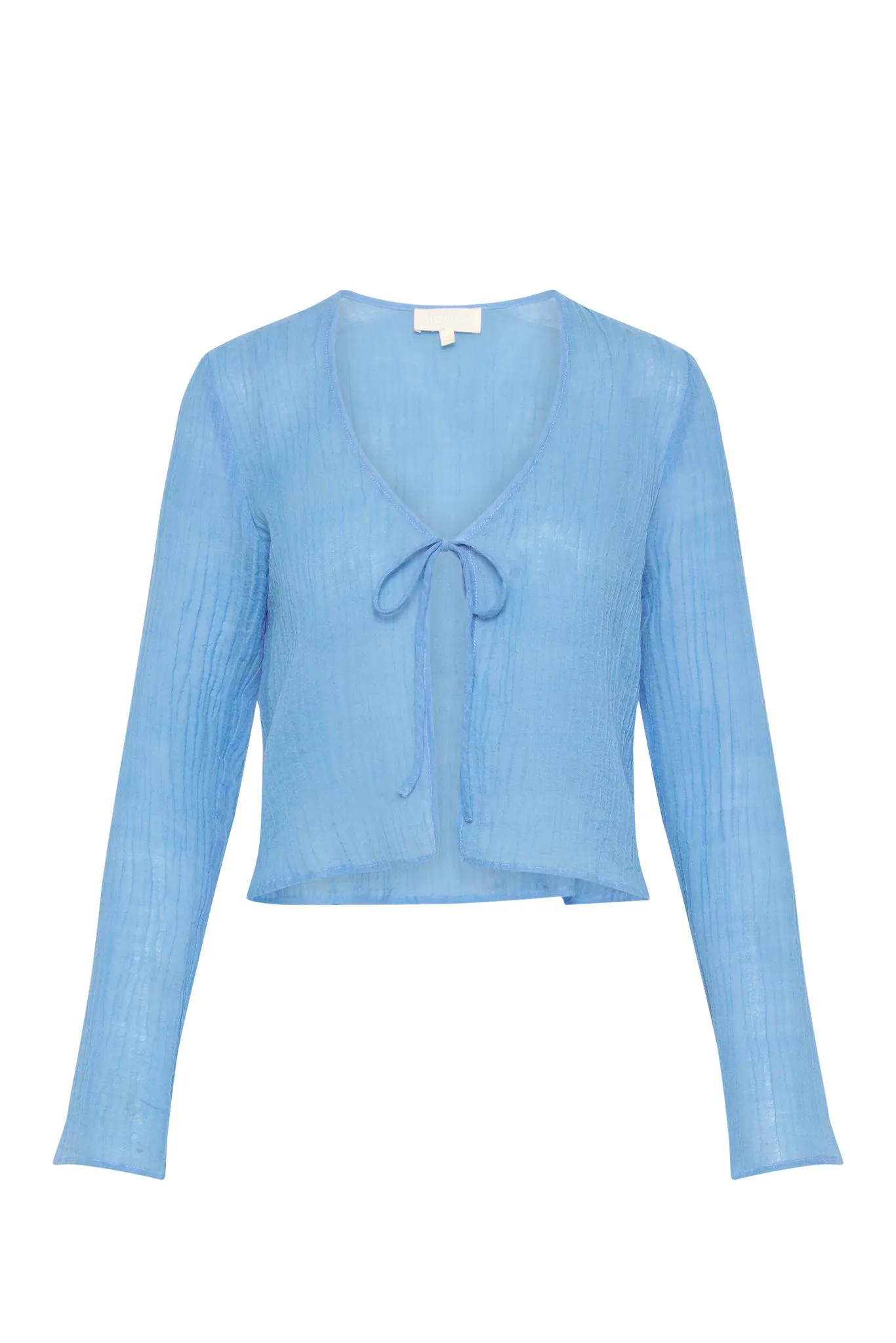 Santa Monica Top - Dream Blue Crinkle