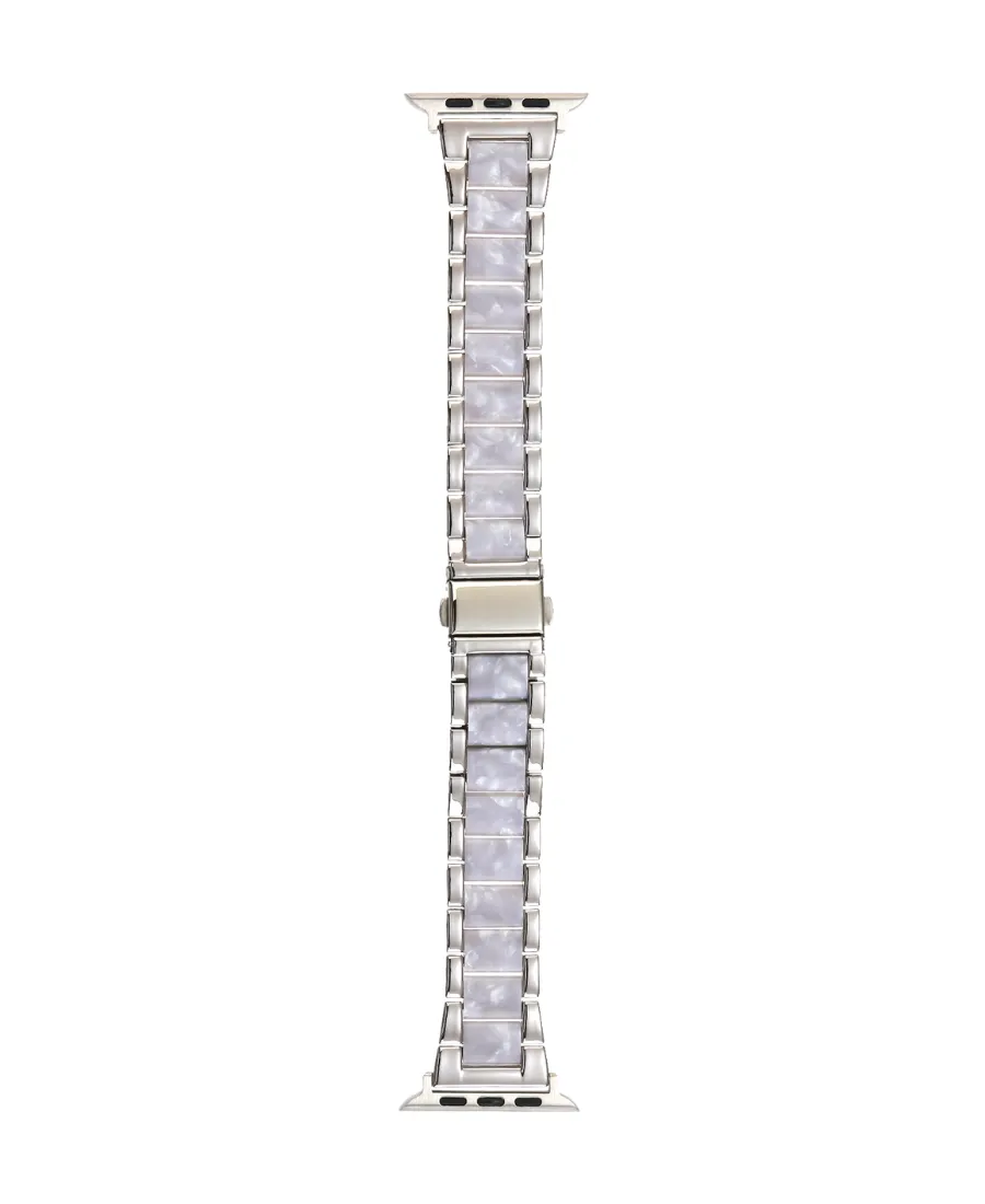 Silver Seashell Watch Band